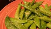 Steamed Sugar Snap Peas With Wasabi Butter Steamed Sugar Snap Peas With Wasabi Butter