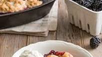 Skillet Blackberry Cobbler Skillet Blackberry Cobbler