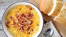 20 minute meal: Bacon Cheddar Potato Soup 20 minute meal: Bacon Cheddar Potato Soup