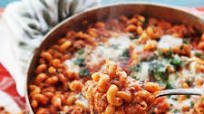 American Chop Suey (Macaroni, Beef, and Cheese Skillet Casserole) American Chop Suey (Macaroni, Beef, and Cheese Skillet Casserole)