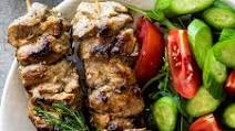 Greek pork souvlaki Greek pork souvlaki