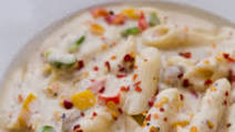 Pasta in white sauce | Penne in white sauce Pasta in white sauce | Penne in white sauce