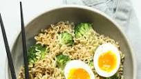 Sesame Instant Ramen Noodles with Broccoli & Soft-Boiled Egg Sesame Instant Ramen Noodles with Broccoli & Soft-Boiled Egg