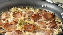 Pork with Mushrooms and Leeks Pork with Mushrooms and Leeks