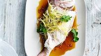 Ricky & Pinkys steamed snapper with coriander and ginger Ricky & Pinkys steamed snapper with coriander and ginger