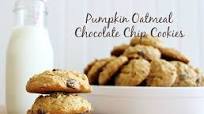 Pumpkin Oatmeal Chocolate Chip Cookies Pumpkin Oatmeal Chocolate Chip Cookies
