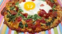 Cauliflower Crust Breakfast Pizza Cauliflower Crust Breakfast Pizza