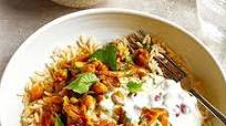 Chana masala with pomegranate raita | BBC Good Food Chana masala with pomegranate raita | BBC Good Food