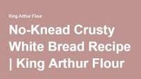 No-Knead Crusty White Bread No-Knead Crusty White Bread