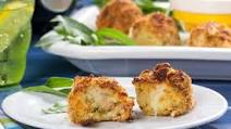 Not-Fried Chicken Cheese Balls Not-Fried Chicken Cheese Balls