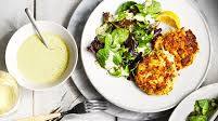 Herbed Crab Cakes With Green Goddess Dressing Herbed Crab Cakes With Green Goddess Dressing