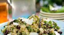 Quinoa Salad with Asparagus, Goat Cheese and Black Olives Quinoa Salad with Asparagus, Goat Cheese and Black Olives