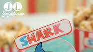 Shark Week Popcorn Box & White Chocolate Peanut Butter Popcorn Shark Week Popcorn Box & White Chocolate Peanut Butter Popcorn