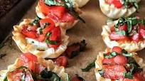 Cheesy Bruschetta Bites Cheesy Bruschetta Bites