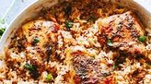 Garlic Butter Chicken Thighs and Rice Recipe Garlic Butter Chicken Thighs and Rice Recipe