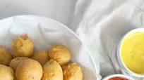 Vegan Corn Dog Bites Vegan Corn Dog Bites