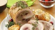 Pork Belly Roulade with Cranberry and Buckwheat Stuffing Pork Belly Roulade with Cranberry and Buckwheat Stuffing