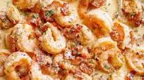 Carbonara Shrimp Alfredo Carbonara Shrimp Alfredo