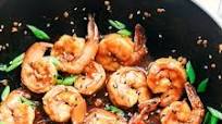 Sticky Sesame Garlic Shrimp Sticky Sesame Garlic Shrimp