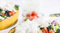Mediterranean Stuffed Spaghetti Squash Bowls Mediterranean Stuffed Spaghetti Squash Bowls
