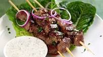 Lamb Souvlaki with Yogurt-Garlic Sauce Lamb Souvlaki with Yogurt-Garlic Sauce