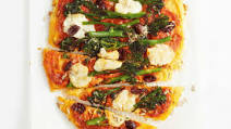 Pesto polenta pizza Pesto polenta pizza