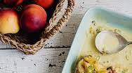 Grilled pork chops with a nectarine, curry & coconut milk sauce Grilled pork chops with a nectarine, curry & coconut milk sauce