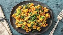(Vegetarian) Fragrant Aloo Gobi Potato & Cauliflower Curry with Coriander (Vegetarian) Fragrant Aloo Gobi Potato & Cauliflower Curry with Coriander