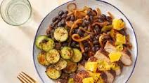 Mexican-Spiced Pork Chops with Zucchini & Black Beans Mexican-Spiced Pork Chops with Zucchini & Black Beans