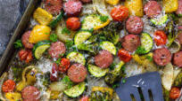 Healthy Sheet Pan Sausage and Veggies Healthy Sheet Pan Sausage and Veggies