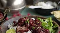 Slow-cooked beetroot & beef curry (Chukandar Gosht) Slow-cooked beetroot & beef curry (Chukandar Gosht)