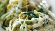 Creamy Spinach Fettuccine Creamy Spinach Fettuccine
