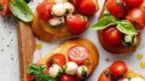 Bruschetta with Mozzarella Bruschetta with Mozzarella