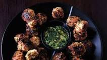 Pork meatball bites Pork meatball bites