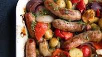 Oven-Roasted Sausage and Potatoes Oven-Roasted Sausage and Potatoes
