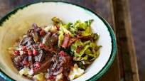 Venison shanks, juniper & redcurrants Venison shanks, juniper & redcurrants