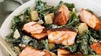 Blackened Salmon Caesar Salad Blackened Salmon Caesar Salad