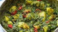 Halloumi Saag Aloo Halloumi Saag Aloo