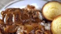 Homestyle Hamburger Steak & Onion Gravy Recipe Homestyle Hamburger Steak & Onion Gravy Recipe