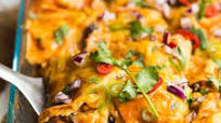 Black Bean & Butternut Squash Enchilada Casserole Black Bean & Butternut Squash Enchilada Casserole