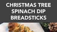 Christmas Tree Spinach Dip Breadsticks Christmas Tree Spinach Dip Breadsticks