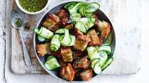 Pork belly bites with sweet and spicy sauce Pork belly bites with sweet and spicy sauce