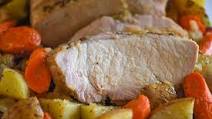Roasted Pork Loin with Potato and Carrots Roasted Pork Loin with Potato and Carrots