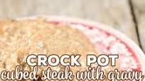 Crock Pot Cubed Steak with Gravy Crock Pot Cubed Steak with Gravy