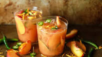 Peach Serrano Margarita Peach Serrano Margarita