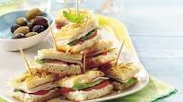 Mini Turkey Focaccia Sandwiches Mini Turkey Focaccia Sandwiches