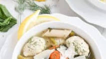Instant Pot Spring Soup with Chicken Ricotta Meatballs Instant Pot Spring Soup with Chicken Ricotta Meatballs