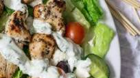 Greek Chicken Kebabs with Tzatziki Sauce Greek Chicken Kebabs with Tzatziki Sauce