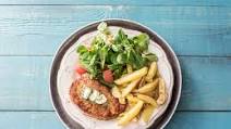 Pork steak with homemade fries Pork steak with homemade fries