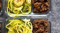 Sesame Ginger Beef + Zucchini Noodles Sesame Ginger Beef + Zucchini Noodles